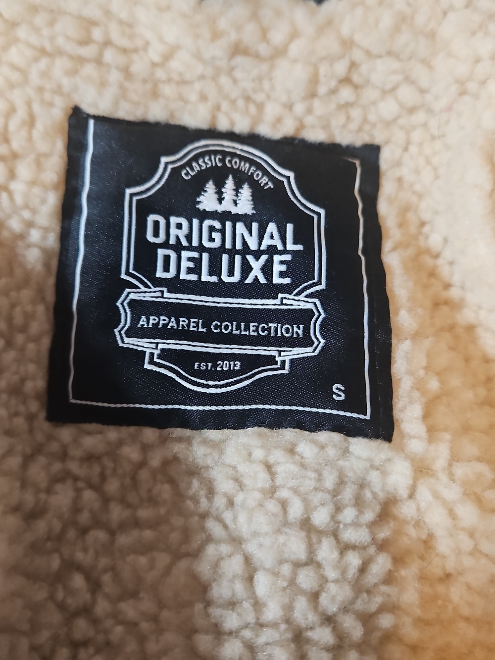 Original Deluxe Cream Sherpa-Lined Performance Jacket